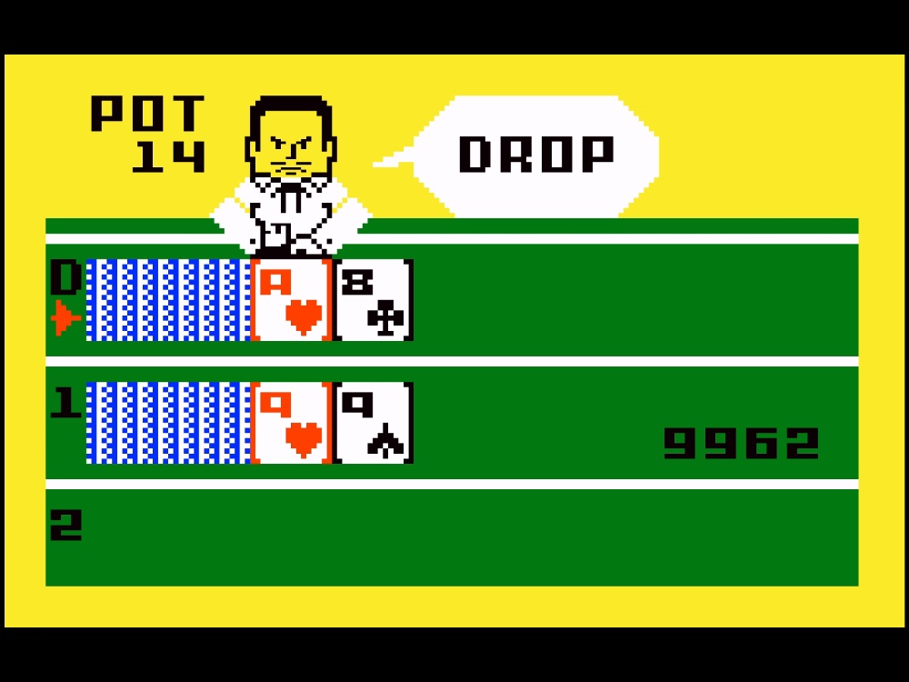 Screenshot of Las Vegas Poker And Blackjack for Intellivision